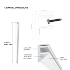 Professional Series 1M Channel (10 Pack) - 32.8FT/10M Kit