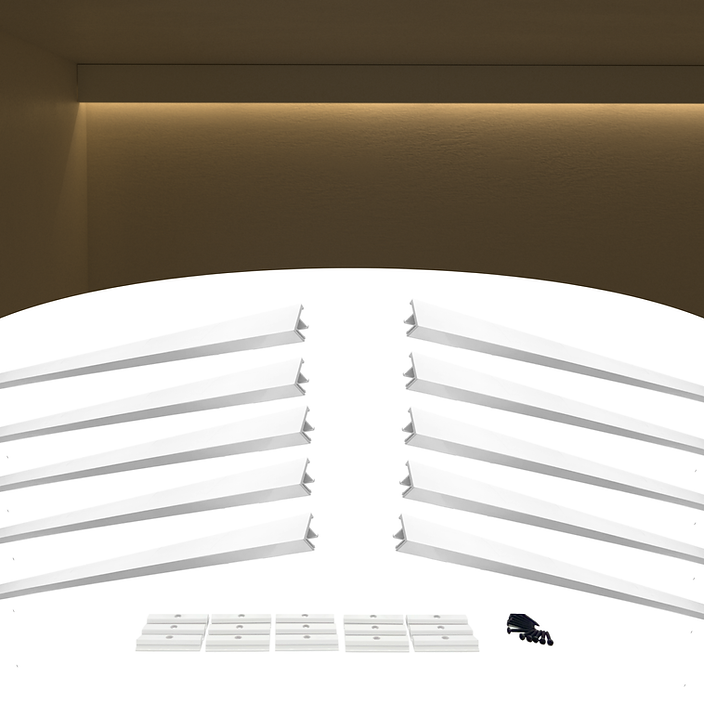 Professional Series 1M Channel (10 Pack) - 32.8FT/10M Kit